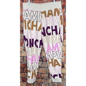 Champion Reverse Weave Women’s Spellout Logo 2XL Joggers Sweatpants Pockets